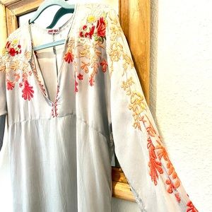 Beautiful JOHNNY WAS Embroidered Blouse